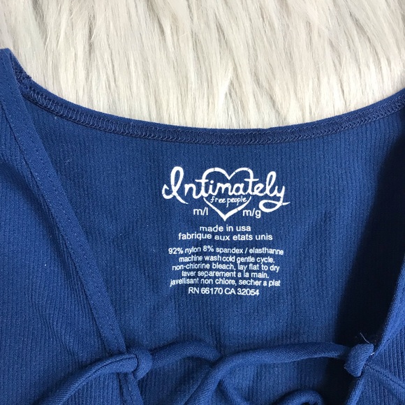 Initmately Free People Lace Up Layering Top - Picture 4 of 5